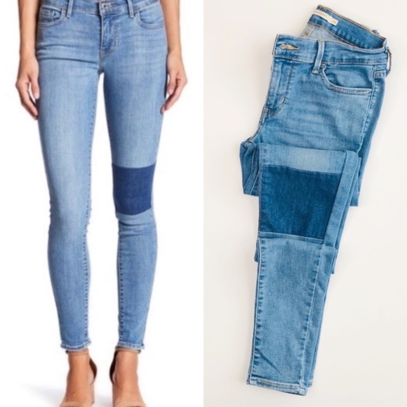 Levi's Denim - LEVIS PATCHWORK 710 Skinny Jeans